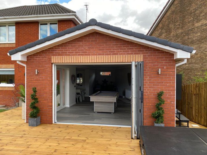 Garage conversion project, Stirling