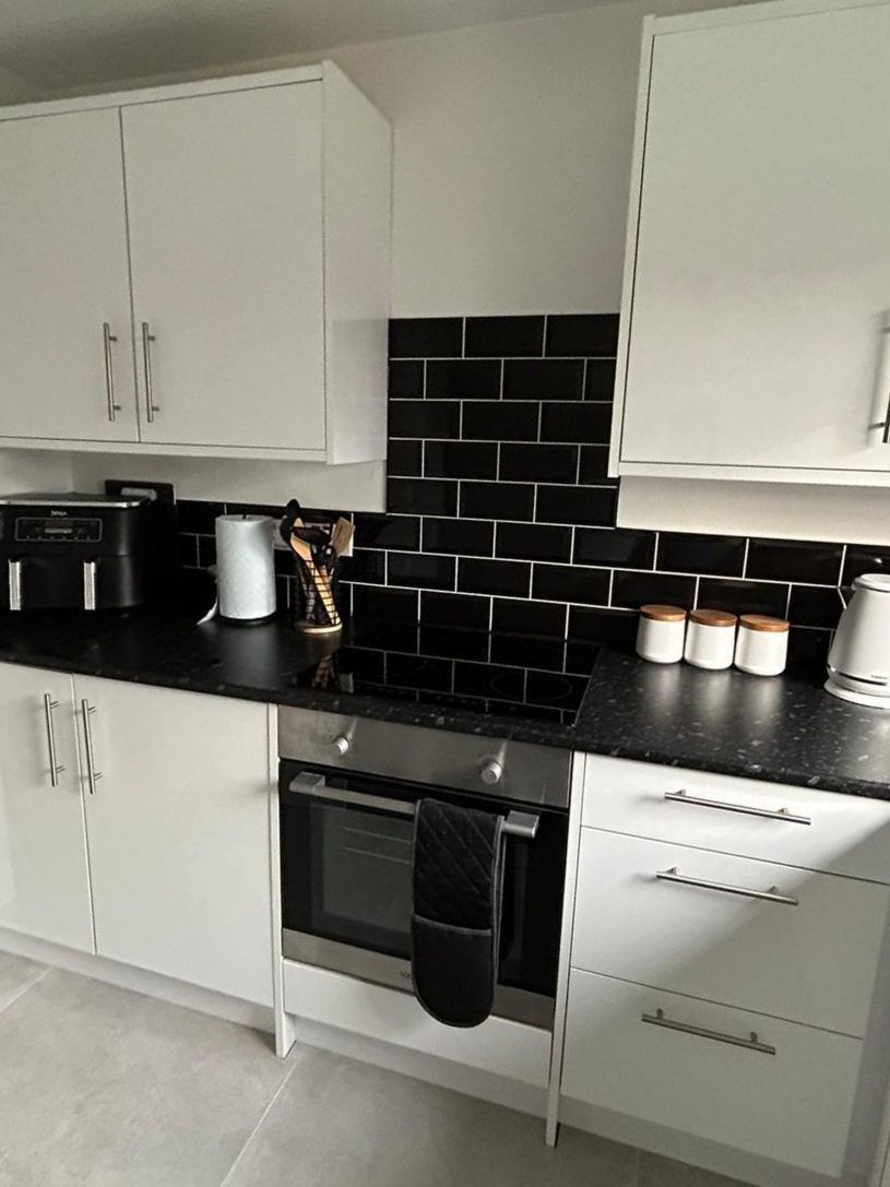 Fitted kitchen completed by Vitality Property in Stirling